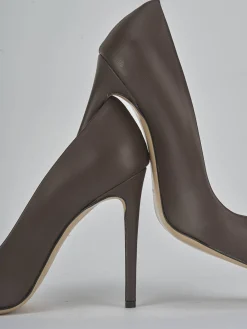 Décolleté tacco 10cm pelle testa