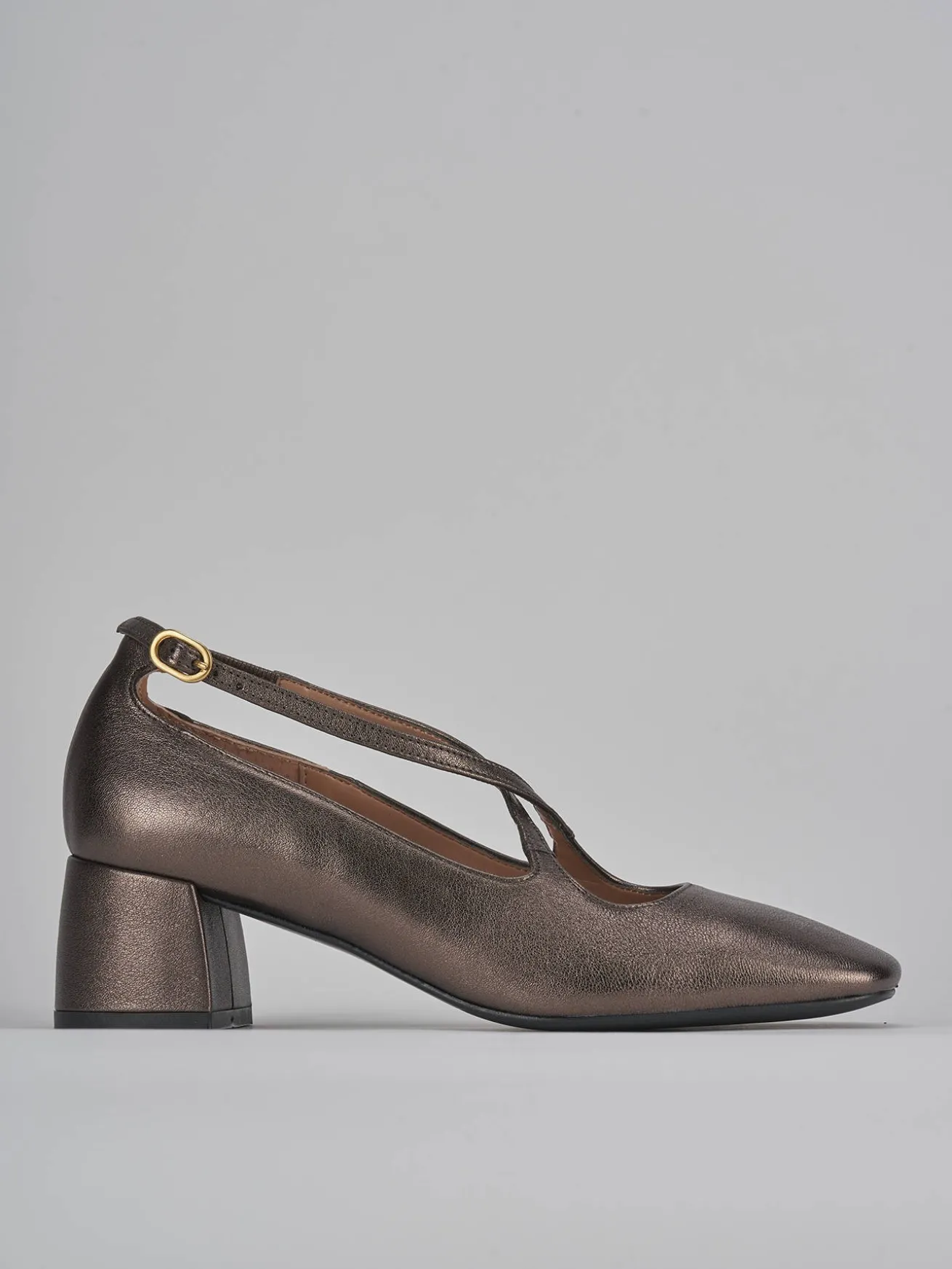 Décolleté tacco 5cm pelle testa