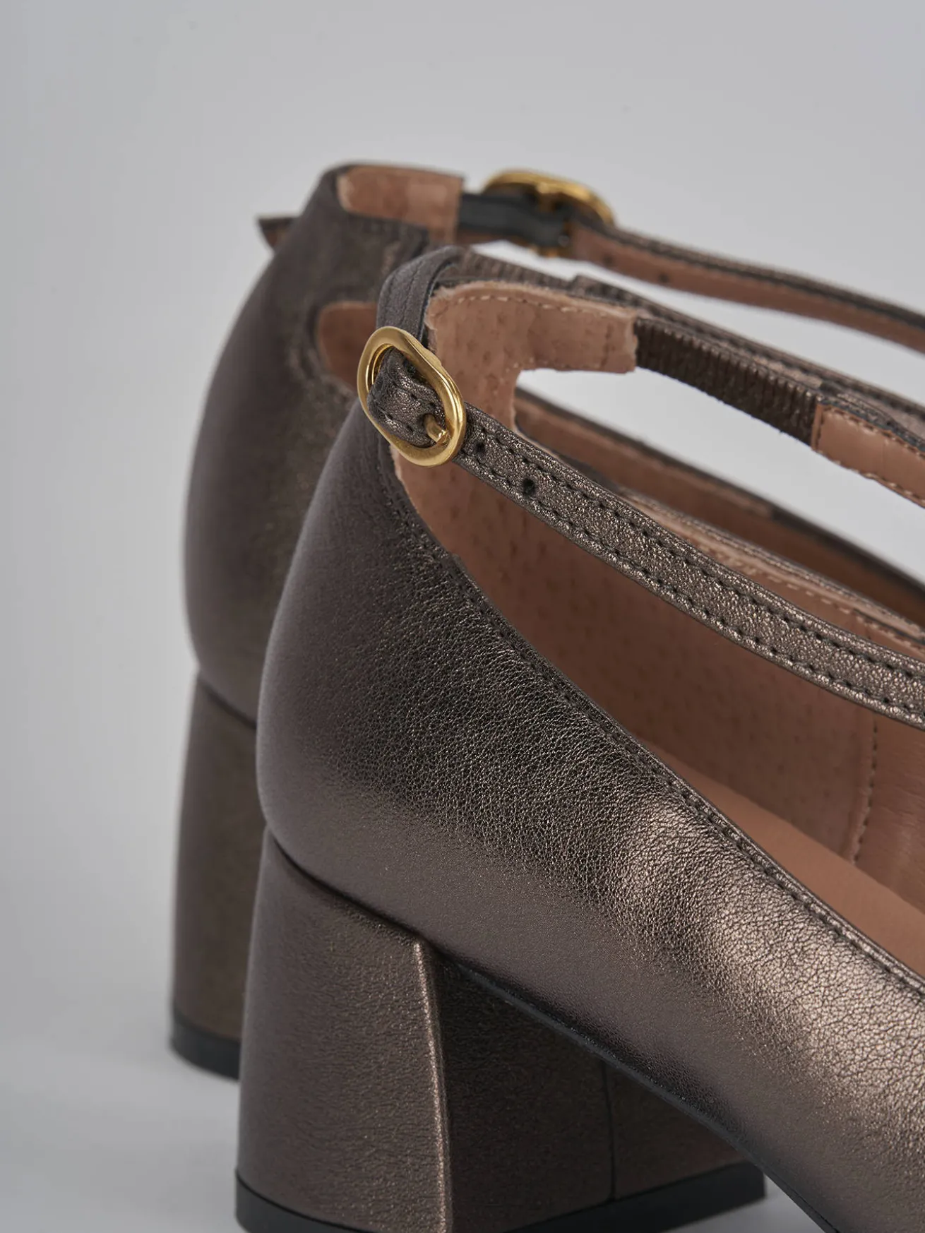 Décolleté tacco 5cm pelle testa