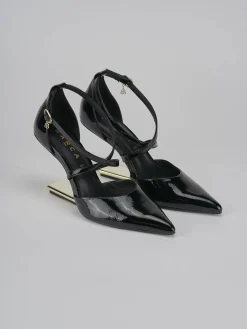 Décolleté tacco 7cm vernice nero