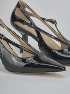 Décolleté tacco 7cm vernice nero