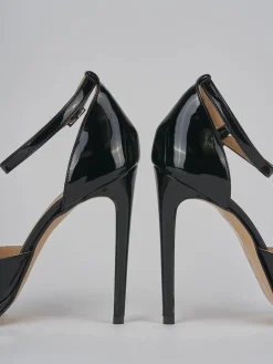 Décolleté tacco 11cm vernice nero