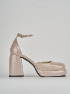 Décolleté tacco 11cm vernice rosa