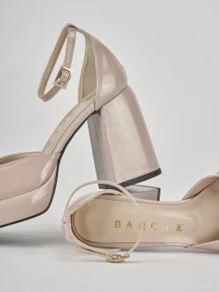 Décolleté tacco 11cm vernice rosa