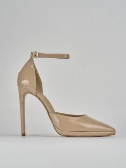 Décolleté tacco 11cm vernice rosa