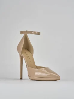 Décolleté tacco 11cm vernice rosa