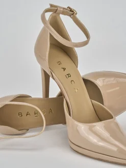 Décolleté tacco 11cm vernice rosa