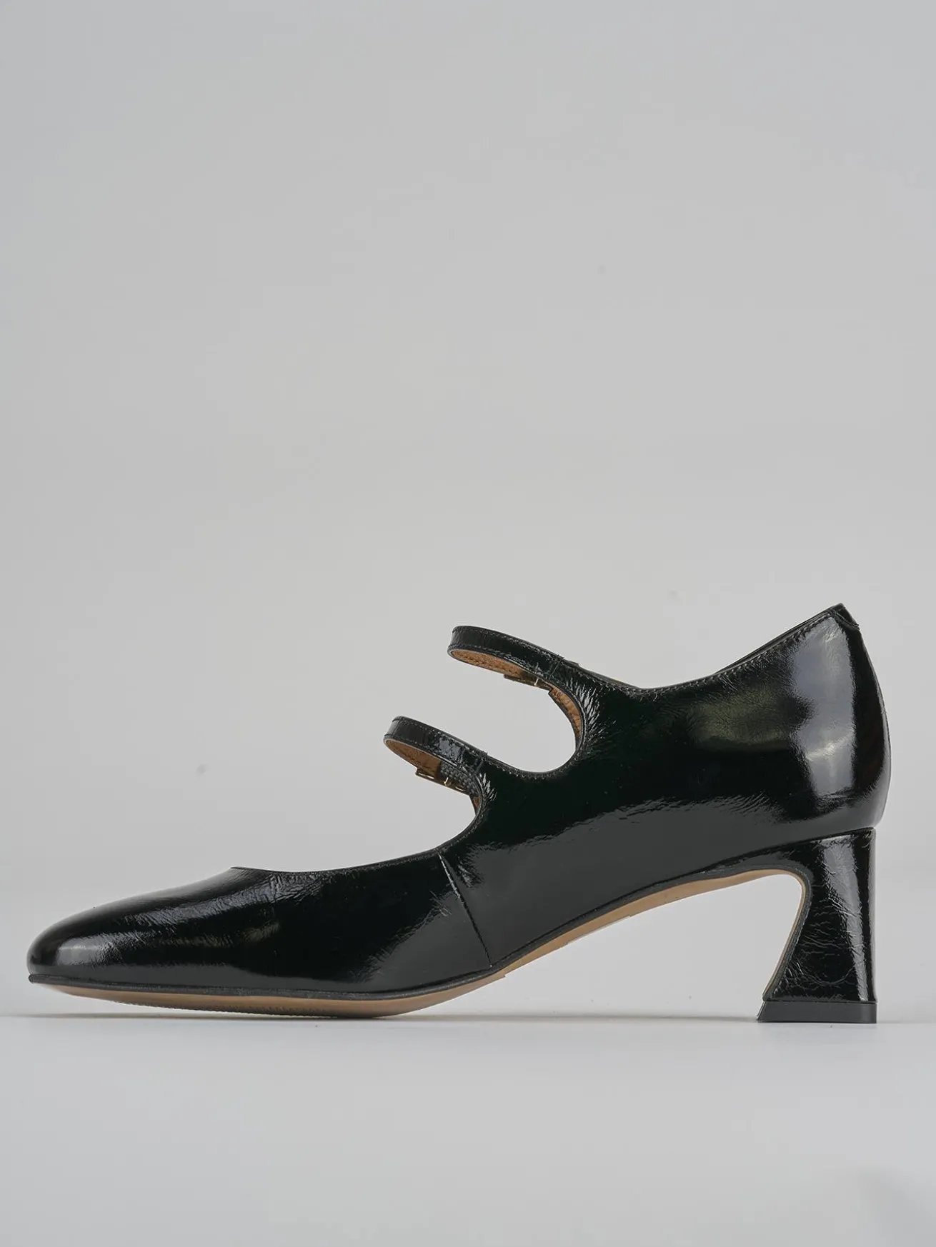 Décolleté tacco 5cm vernice nero