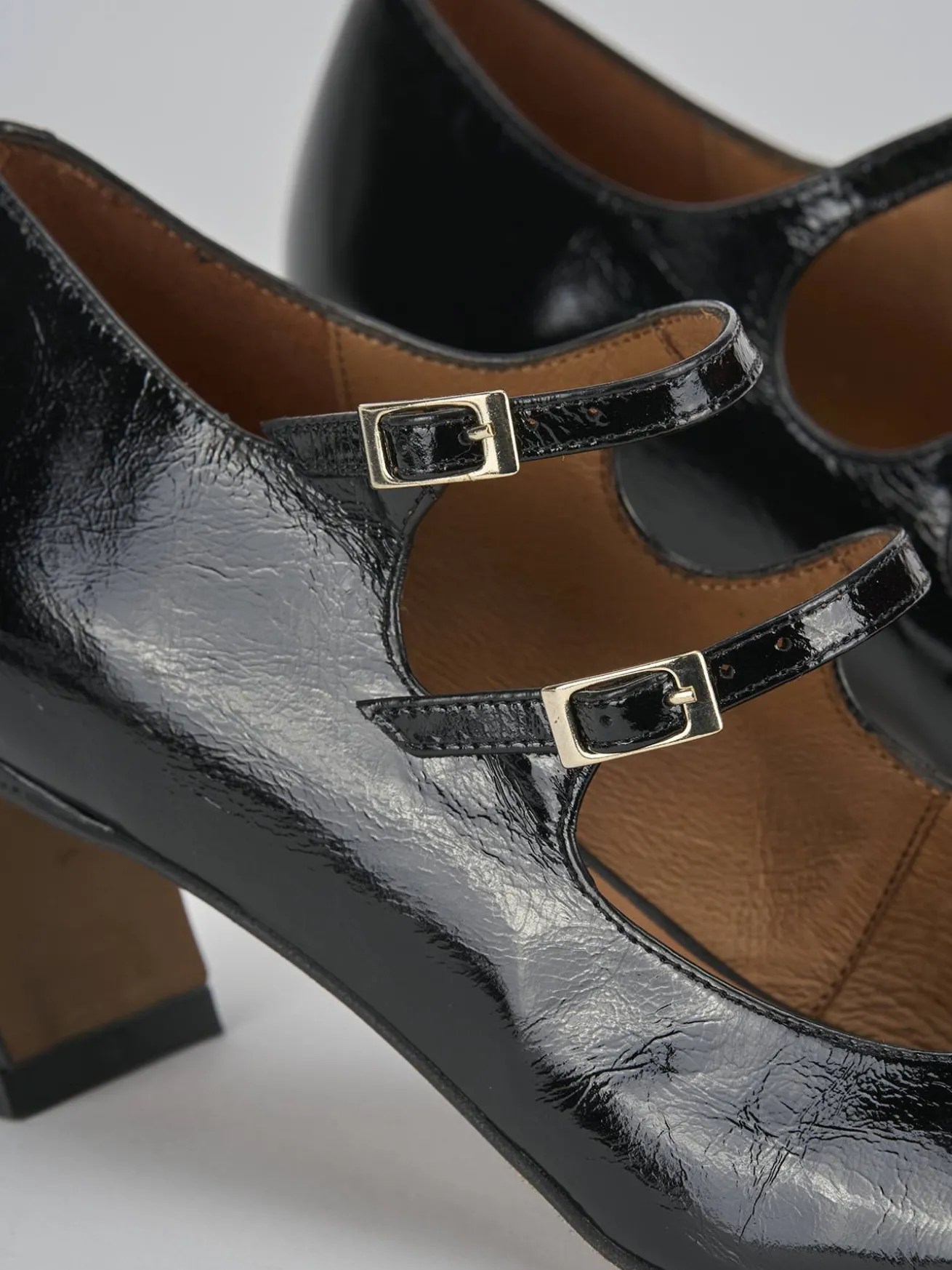 Décolleté tacco 5cm vernice nero