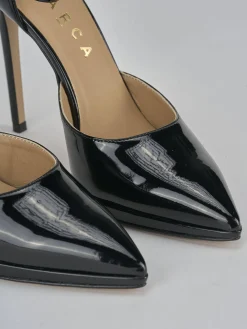 Décolleté tacco 11cm vernice nero