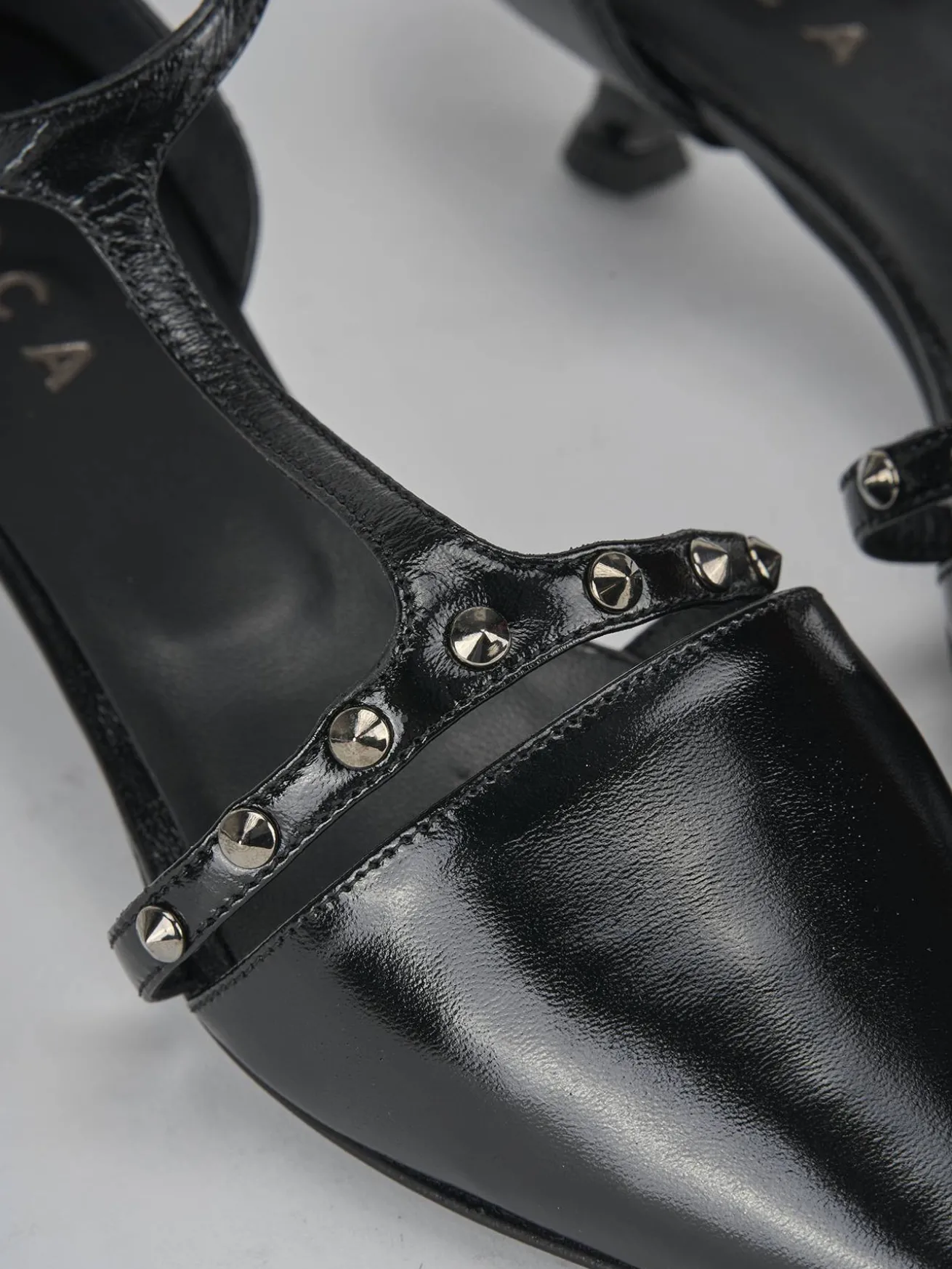 Décolleté tacco 3cm vernice nero