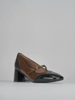 Décolleté tacco 5cm vernice testa