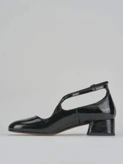 Décolleté tacco 4cm vernice nero