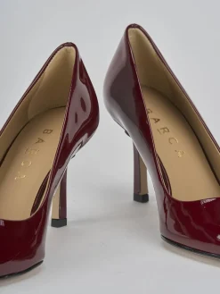 Décolleté tacco 7cm vernice bordo'