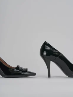 Décolleté tacco 9cm vernice nero