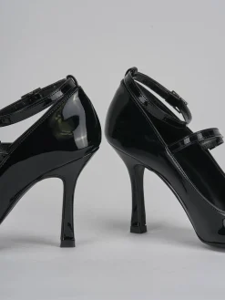 Décolleté tacco 9cm vernice nero