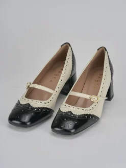 Décolleté tacco 5cm vernice beige