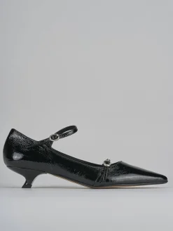 Décolleté tacco 4cm vernice nero