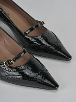 Décolleté tacco 6cm vernice nero