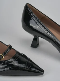 Décolleté tacco 6cm vernice nero