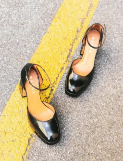 Décolleté tacco 9cm vernice nero