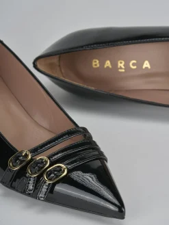 Décolleté tacco 5cm vernice nero