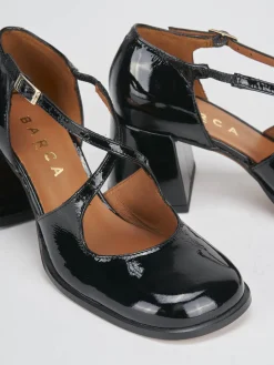 Décolleté tacco 8cm vernice nero