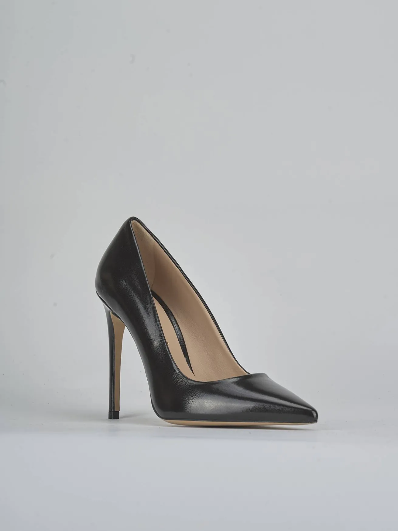 Décolleté tacco 10cm vernice testa