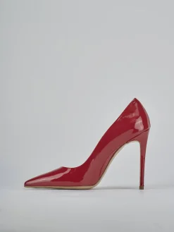 Décolleté tacco 10cm vernice rosso