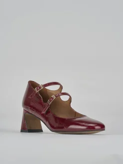Décolleté tacco 5cm vernice bordo'