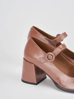 Décolleté tacco 8cm vernice rosa