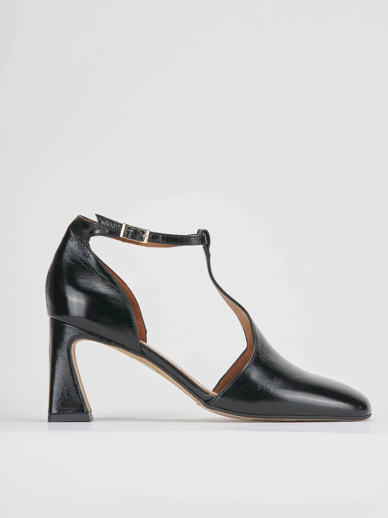 Décolleté tacco 5cm vernice nero