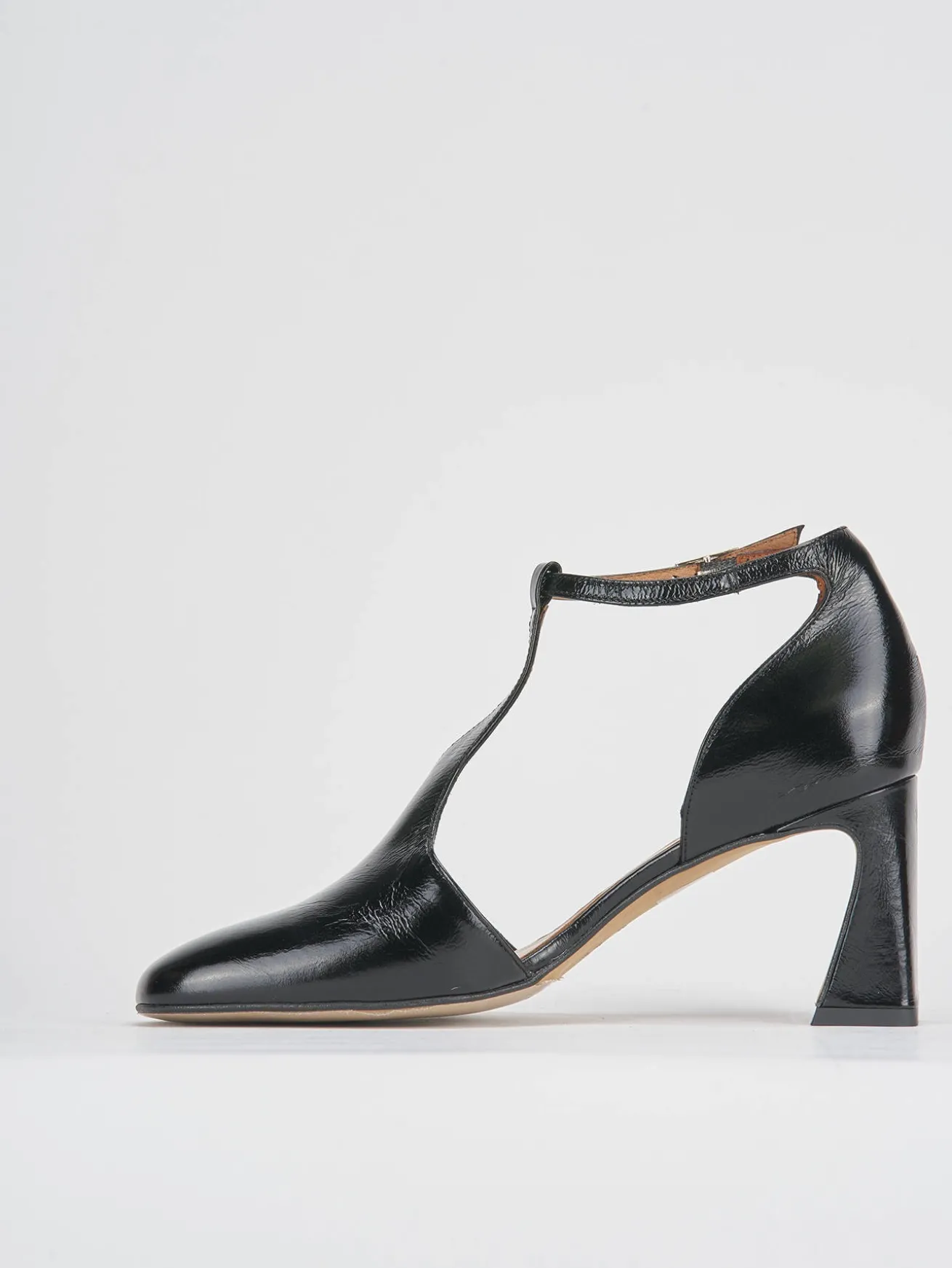 Décolleté tacco 5cm vernice nero