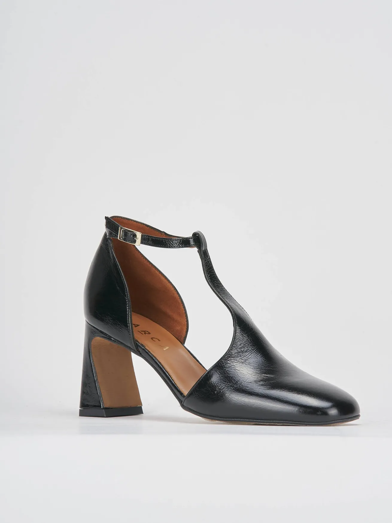 Décolleté tacco 5cm vernice nero