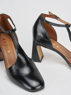 Décolleté tacco 5cm vernice nero