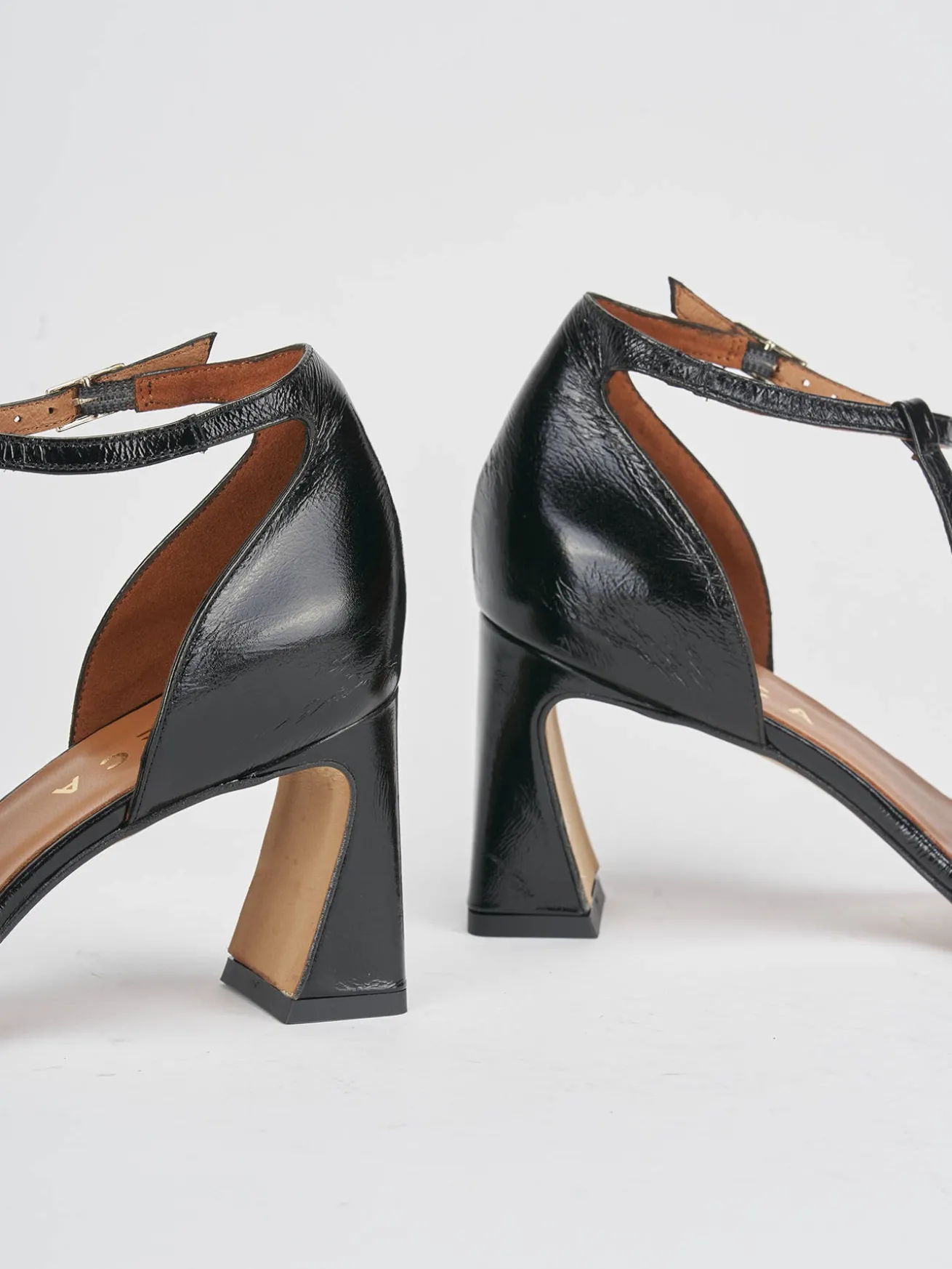 Décolleté tacco 5cm vernice nero