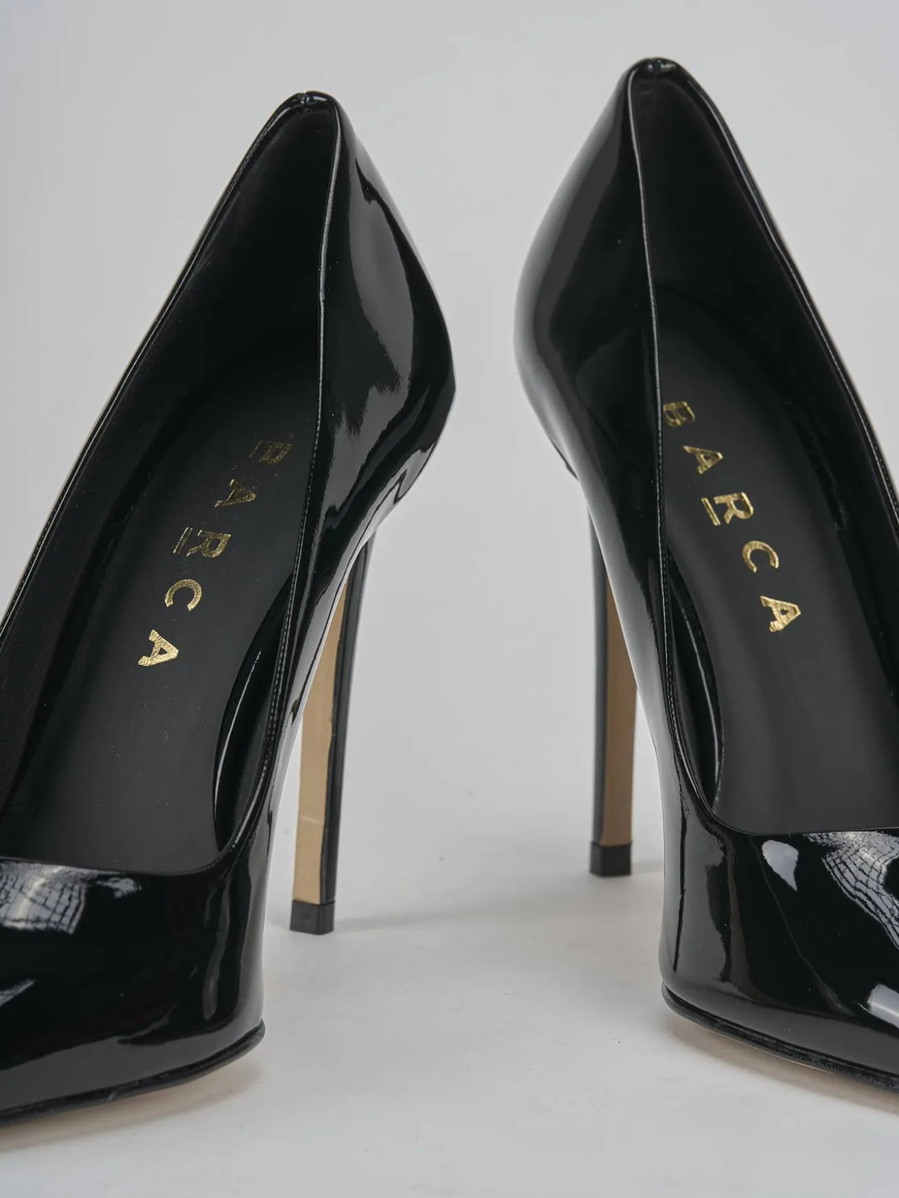 Décolleté tacco 10cm vernice nero