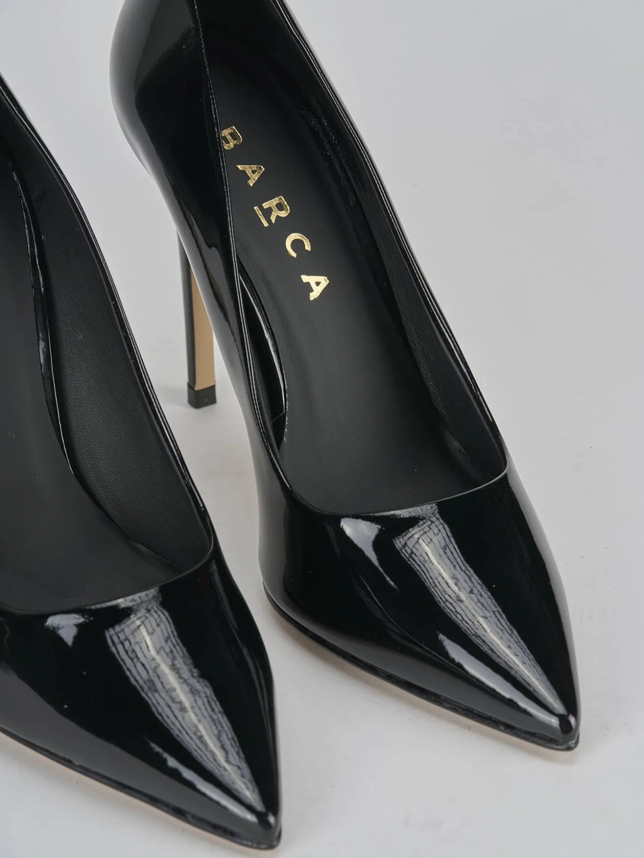 Décolleté tacco 10cm vernice nero