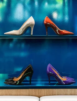 Décolleté tacco 9cm vernice nero