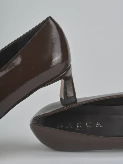 Décolleté tacco 5cm vernice testa