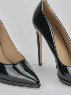 Décolleté tacco 11cm vernice nero