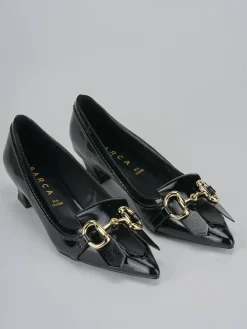 Décolleté tacco 3cm vernice nero