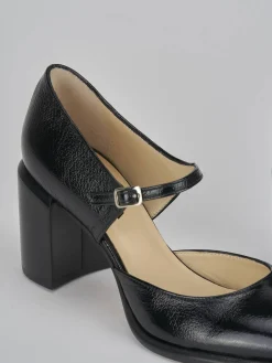 Décolleté tacco 7cm vernice nero