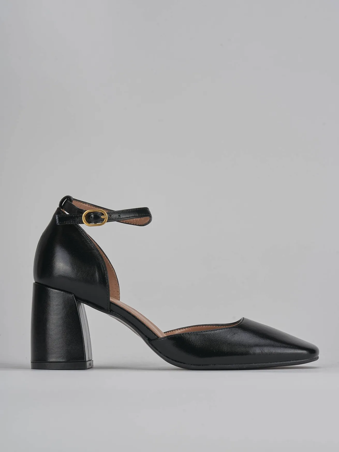 Décolleté tacco 8cm vernice nero