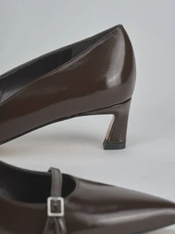 Décolleté tacco 5cm vernice testa