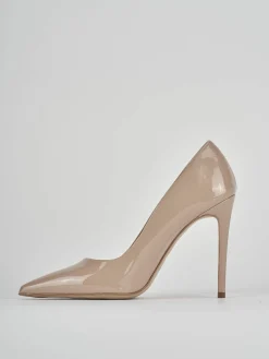 Décolleté tacco 11cm vernice rosa