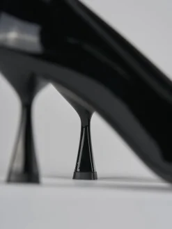 Décolleté tacco 7cm vernice nero