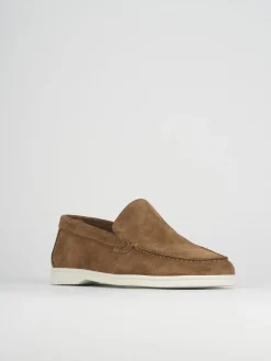 Mocassini camoscio beige