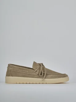 Mocassini camoscio beige