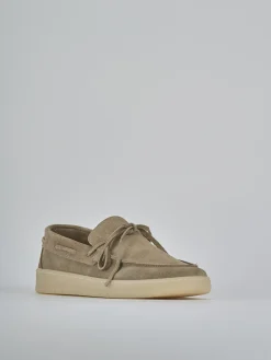 Mocassini camoscio beige